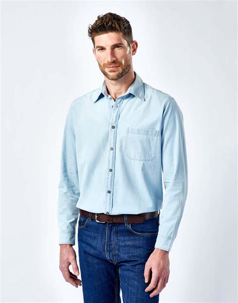 Light Blue Chambray shirt 